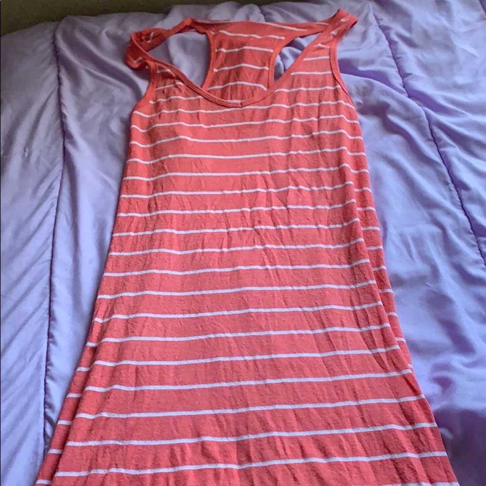 Long striped dress